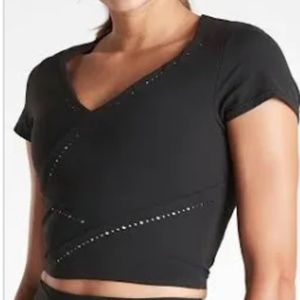 NWT Athleta It’s a Wrap Tee, Size S
